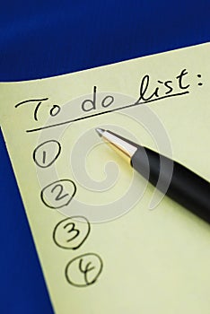 List out the Ã¢â¬ÅTo Do ListÃ¢â¬Â photo